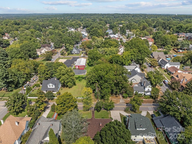405 7th St, Spencer, NC 28159 - aerial view of residential area featuring a forest