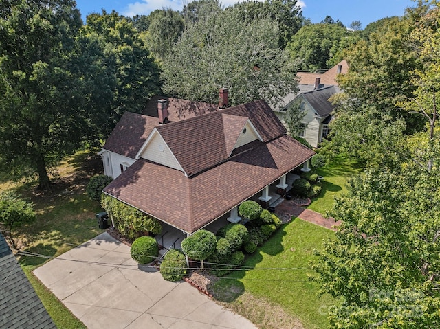 405 7th St, Spencer, NC 28159 - aerial view of property and surrounding area