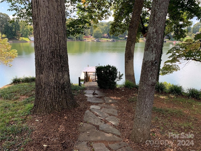 view of water feature