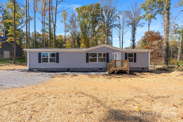 view of manufactured / mobile home