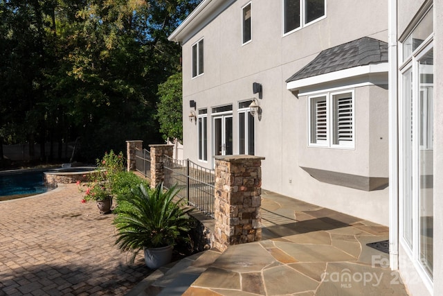 exterior space featuring a patio