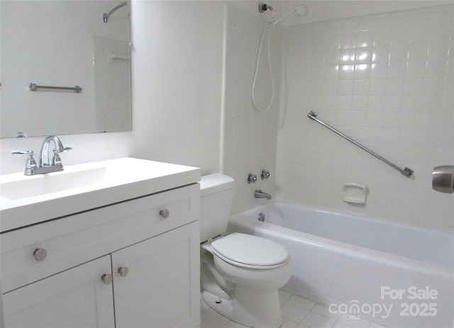 1300 Reece Rd Unit 302, Charlotte, NC 28209 - bathroom with  shower combination, vanity, and tile patterned flooring
