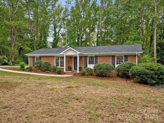 view of ranch-style home