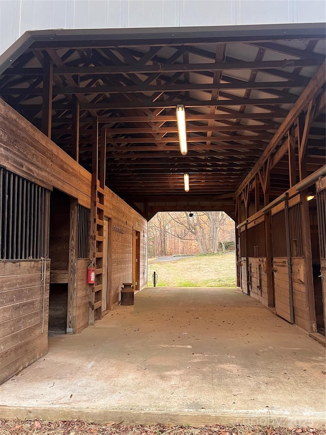 view of stable