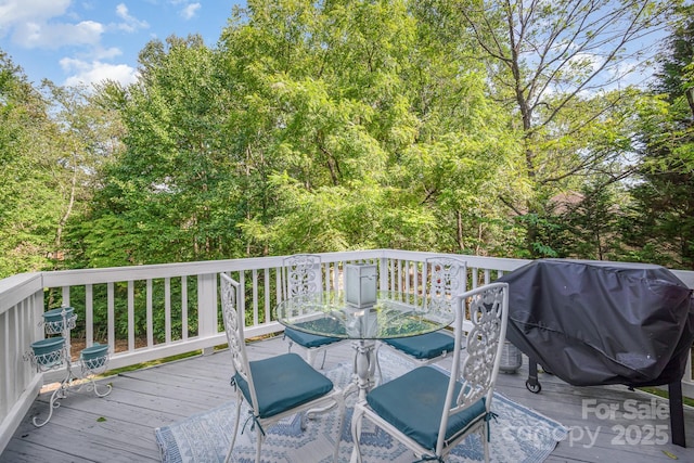 121 Canvasback Rd, Mooresville, NC 28117 - deck featuring grilling area
