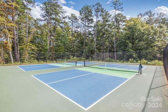 view of tennis court