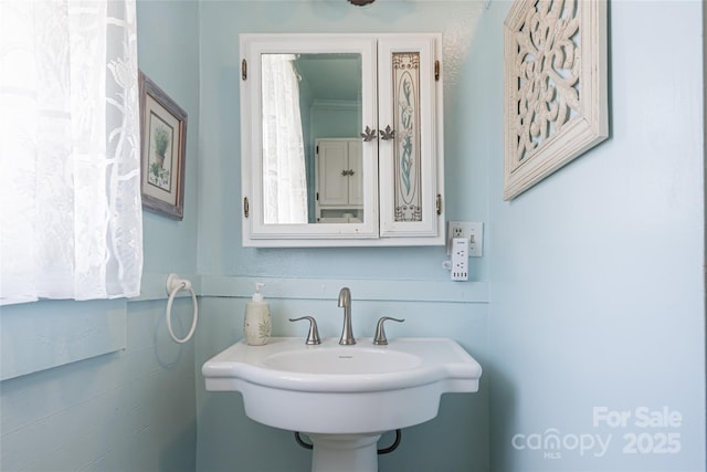 bathroom with a sink