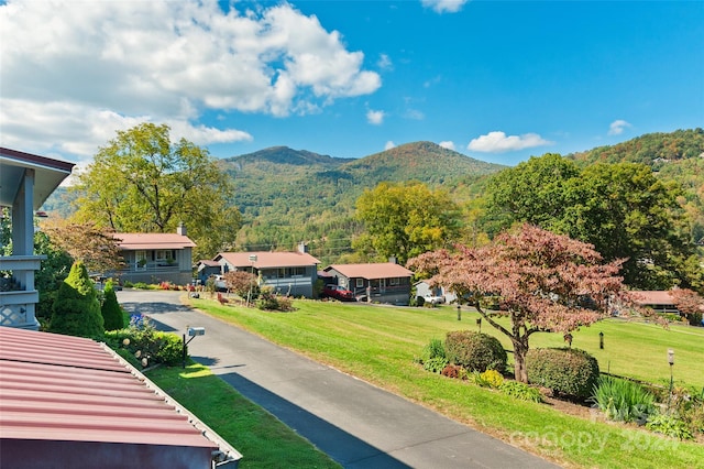 view of mountain feature