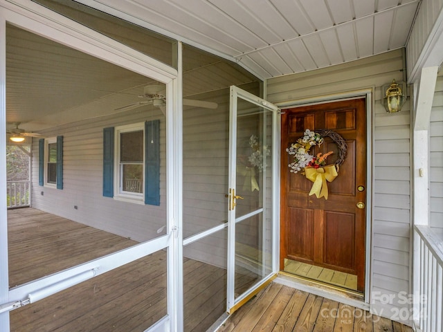 view of property entrance