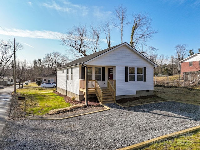 view of front of home