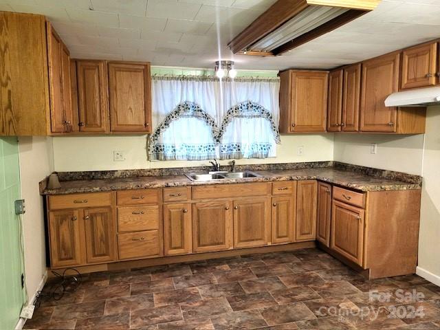 kitchen featuring sink