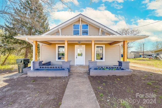 bungalow-style house with a porch