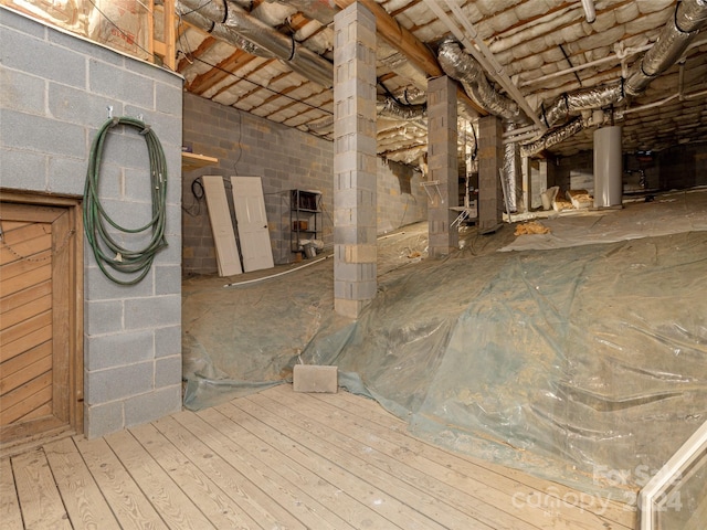 interior space with wood-type flooring