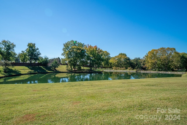 view of water feature