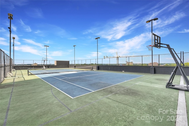 215 N Pine St Unit 3705, Charlotte, NC 28202 - view of tennis court featuring community basketball court