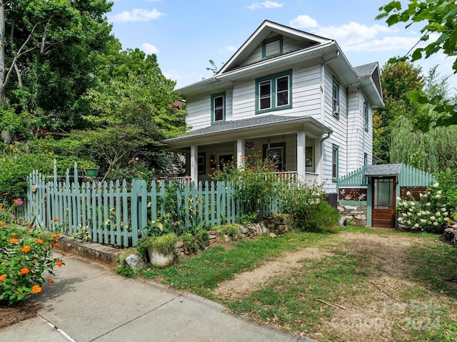 view of front of house with a porch