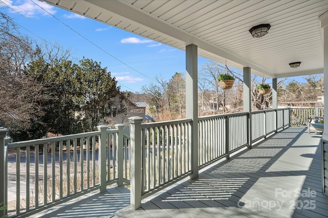 22 Kenilwood Pl, Asheville, NC 28803 - view of wooden deck