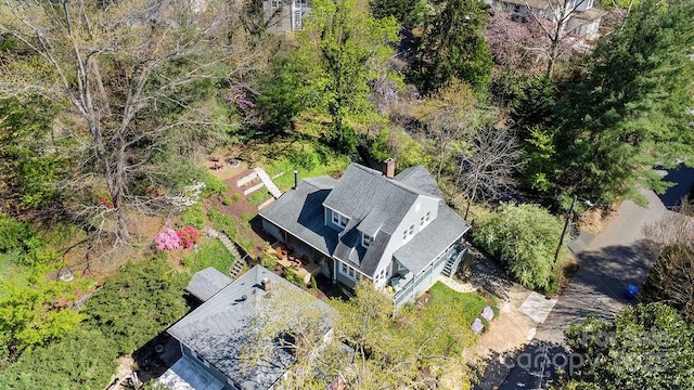 22 Kenilwood Pl, Asheville, NC 28803 - aerial view of property and surrounding area