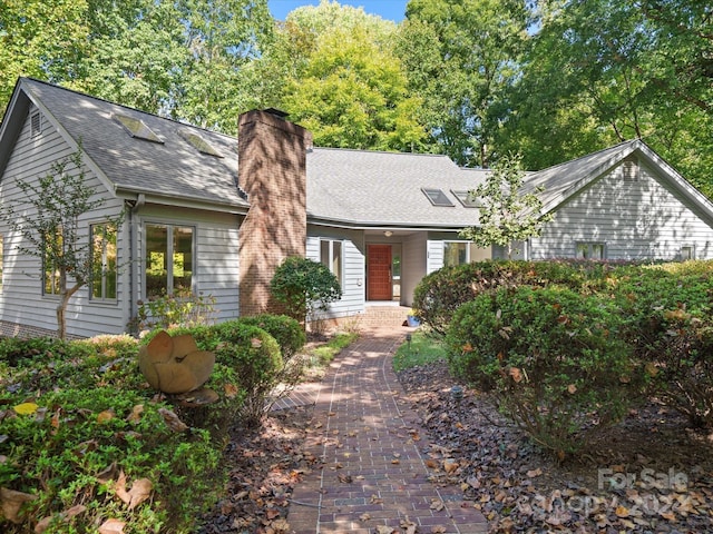 view of ranch-style home