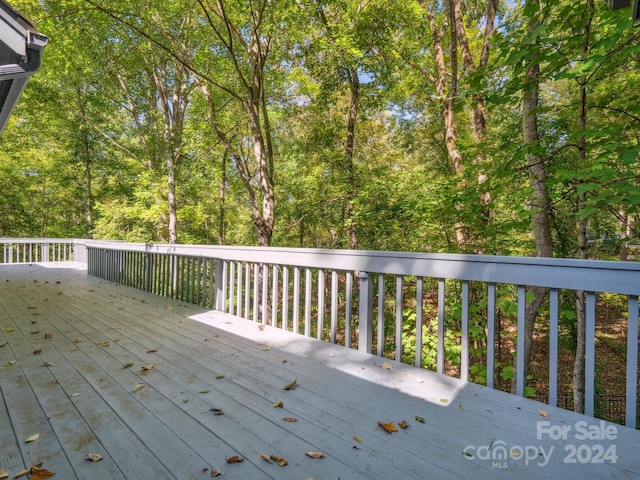 view of deck