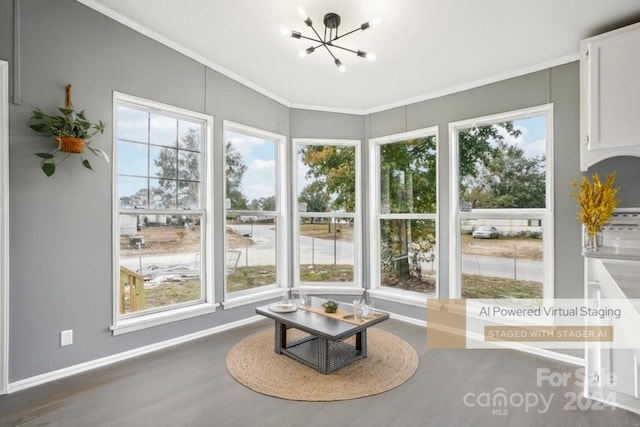 sunroom / solarium with plenty of natural light