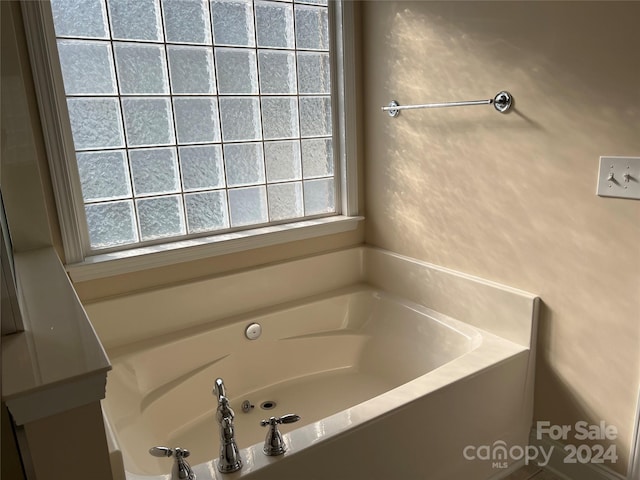 bathroom featuring a bathtub