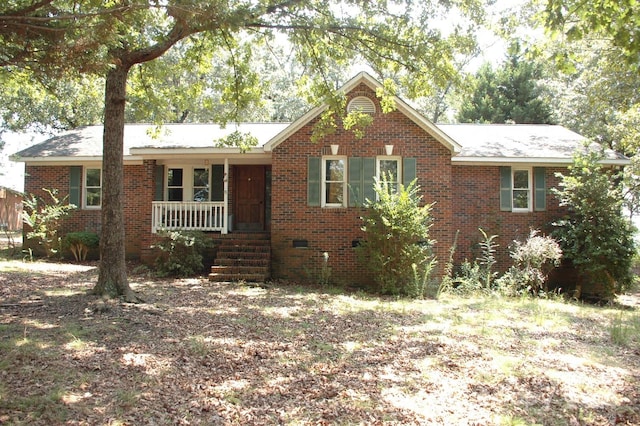 view of front of house featuring a porch