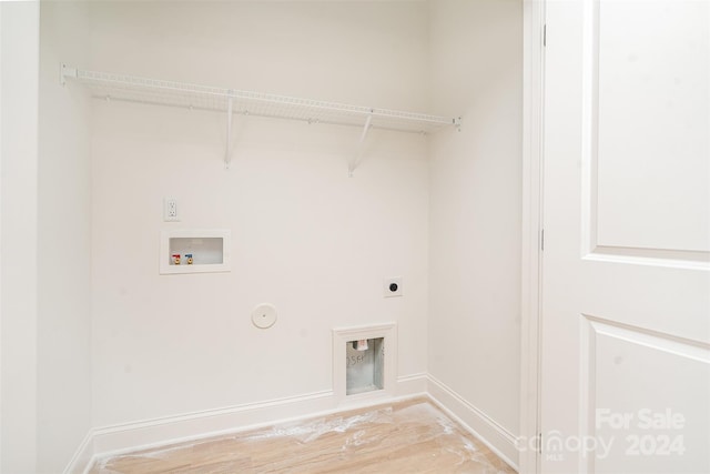 washroom featuring hookup for a washing machine, hookup for a gas dryer, and hookup for an electric dryer