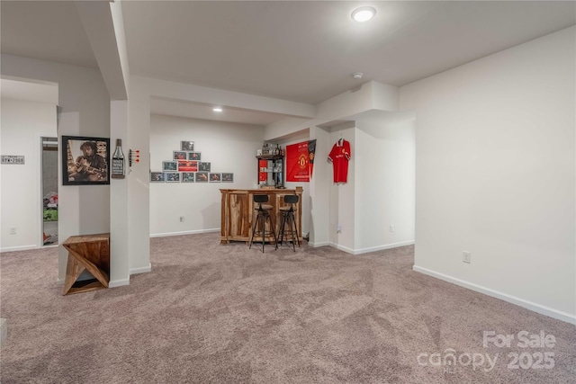 bar with carpet floors