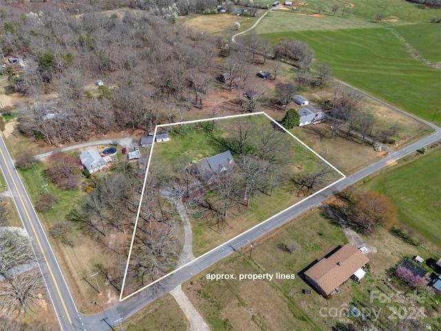 29 Daves Rd, Mooresboro, NC 28114 - aerial overview of property's location with property boundaries highlighted
