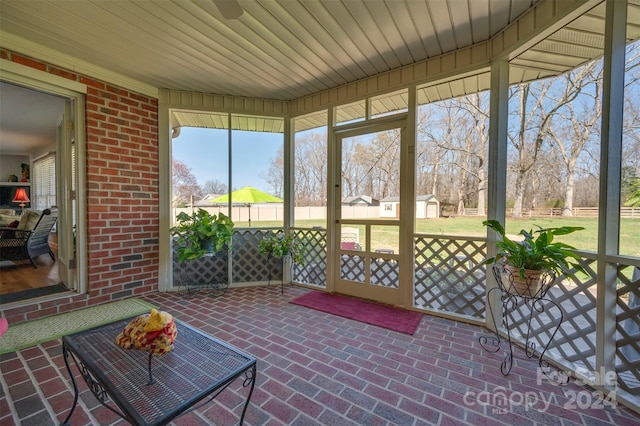 29 Daves Rd, Mooresboro, NC 28114 - view of sunroom
