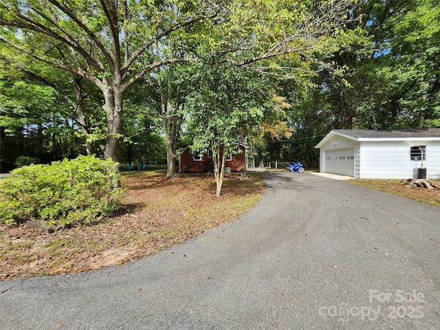 exterior space featuring driveway