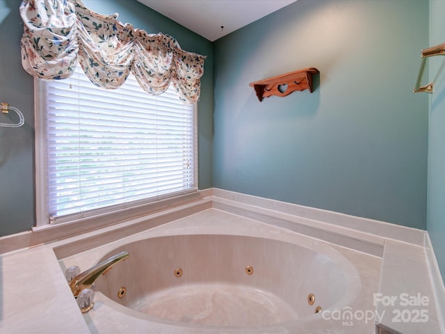 bathroom with a bathtub