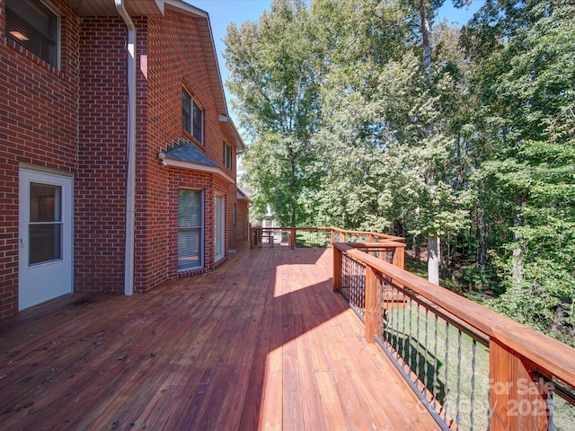 view of deck