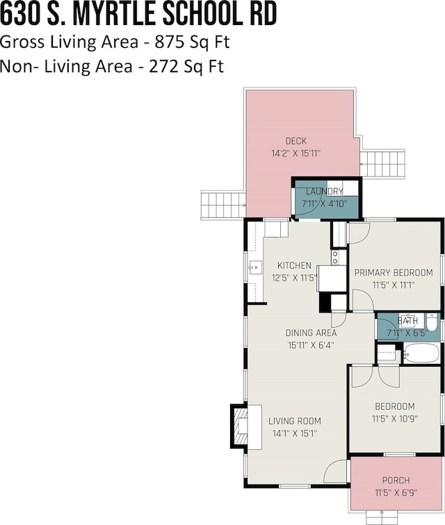 630 S Myrtle School Rd, Gastonia, NC 28052 - plan