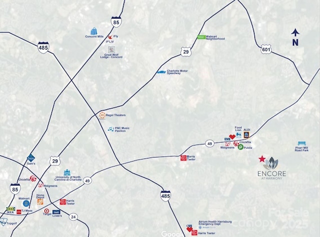 map location