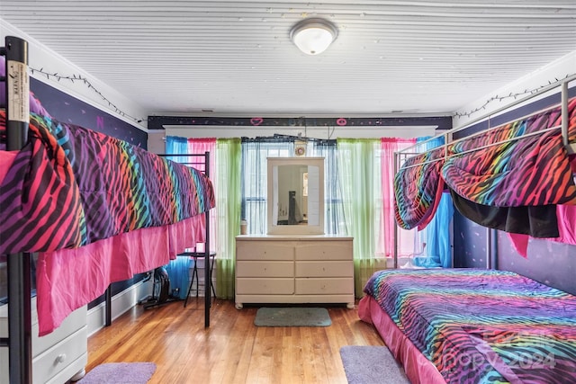 bedroom featuring hardwood / wood-style flooring