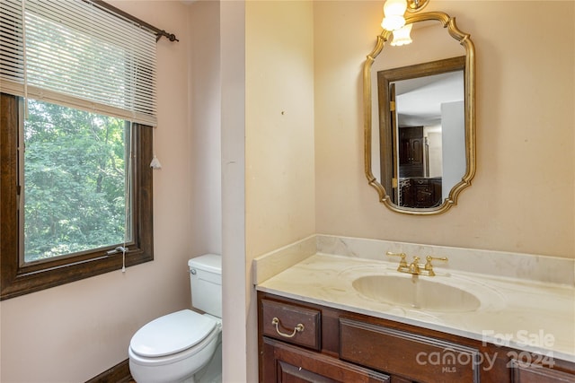 120 Pinewood Cir, Laurel Park, NC 28739 - bathroom featuring toilet and vanity
