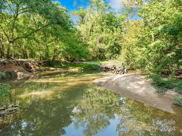 view of water feature