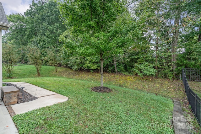 view of yard featuring a patio