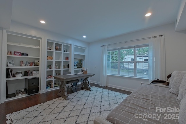 10604 Russet Pl, Charlotte, NC 28227 - bedroom with wood finished floors and recessed lighting