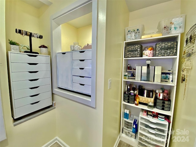 view of pantry