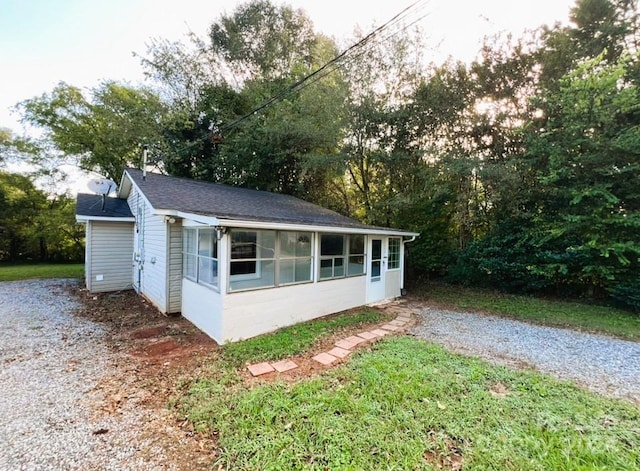 view of front of property