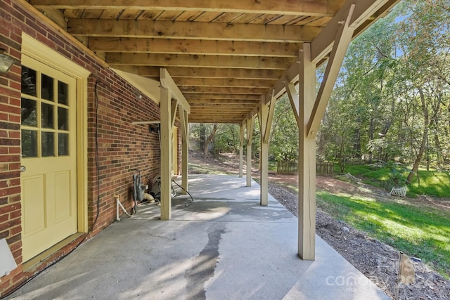 view of patio