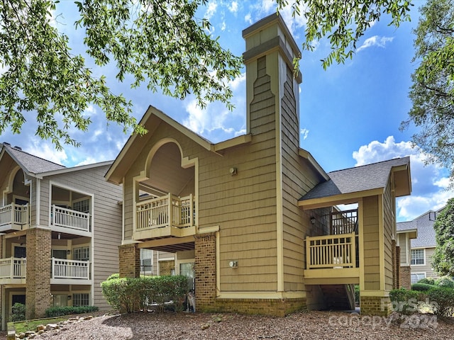 view of back of property