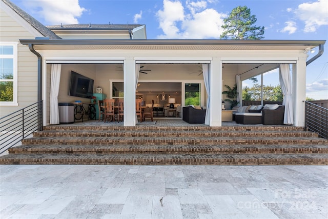 exterior space with a patio area