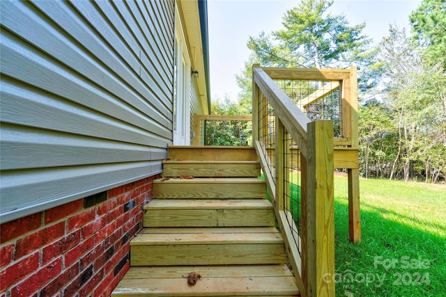 view of staircase