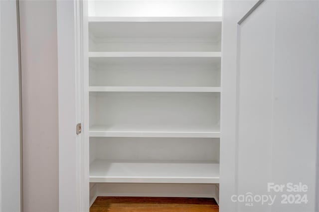 view of closet