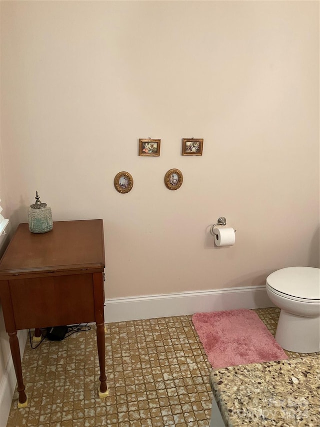 bathroom with toilet