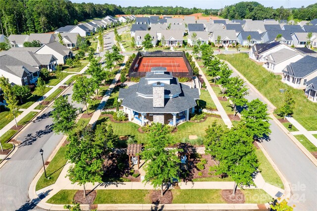 12821 Mayes Rd, Huntersville, NC 28078 - aerial perspective of suburban area